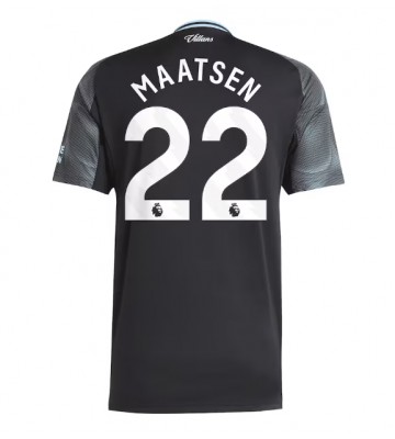Aston Villa Ian Maatsen #22 Segunda Equipación 2025-26 Manga Corta